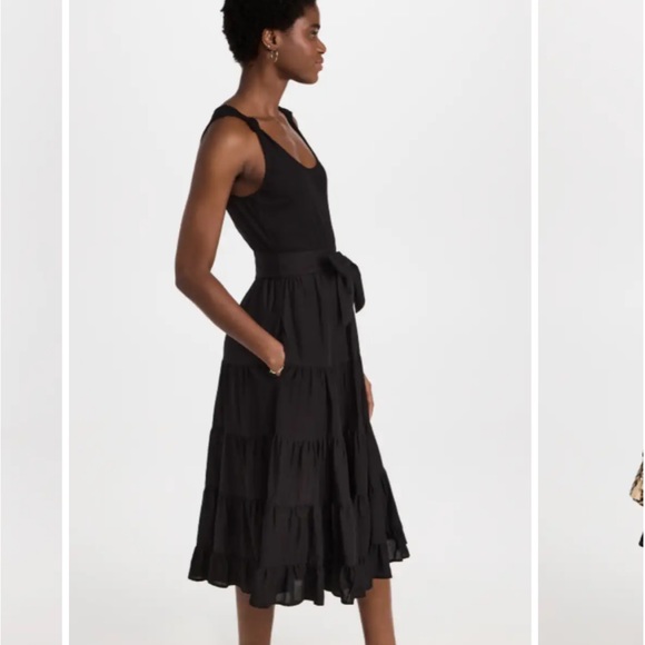 PAIGE Samosa Dress in Black - Picture 5 of 10